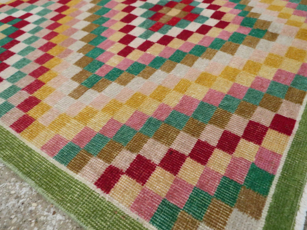 Vintage Anatolian Deco Rug, No.23829 - Galerie Shabab