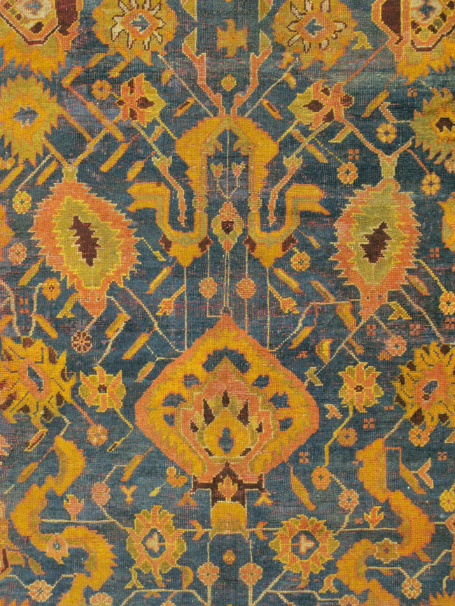 Antique Turkish Oushak Carpet, No.23838 - Galerie Shabab