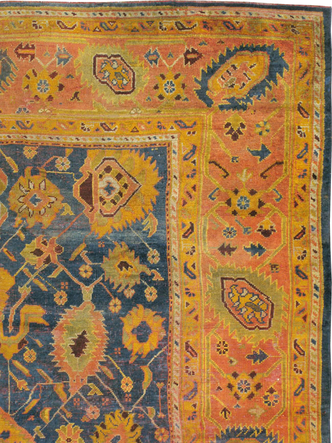 Antique Turkish Oushak Carpet, No.23838 - Galerie Shabab