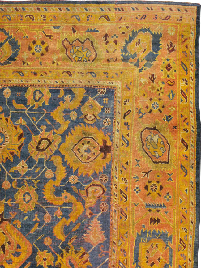 Antique Turkish Oushak Carpet, No.23838 - Galerie Shabab