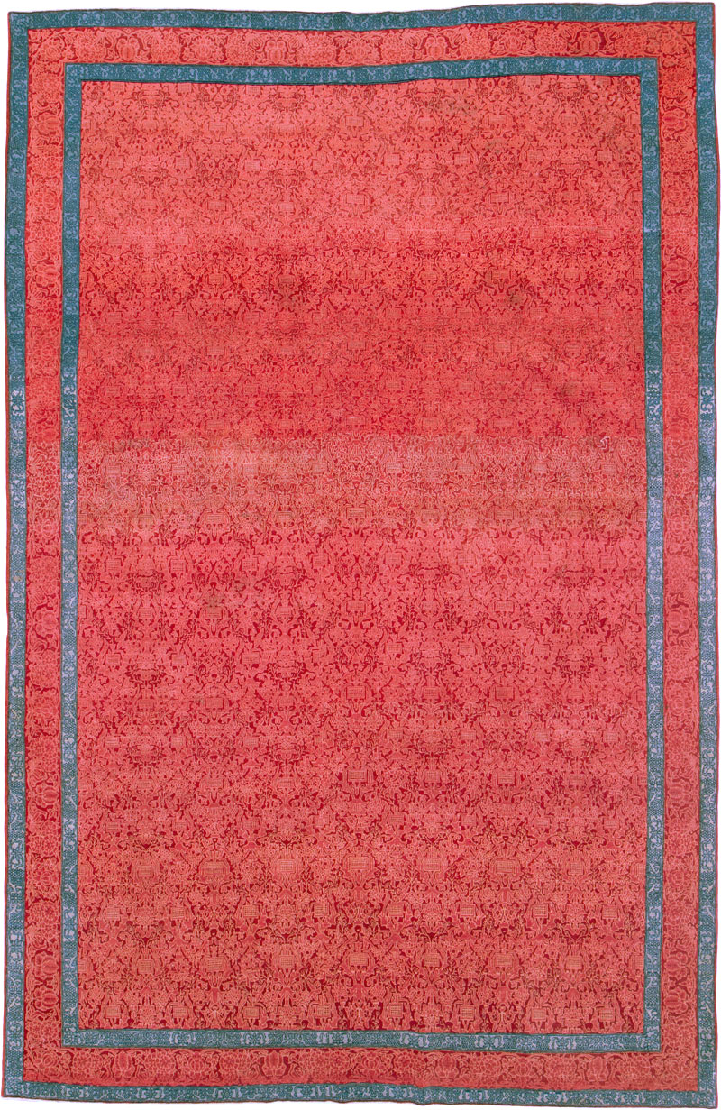 Vintage Persian Kashan Deco Carpet, No.23851 - Galerie Shabab