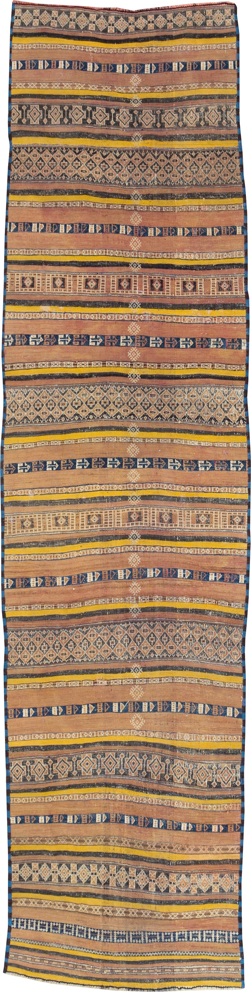 Vintage Persian Flatweave Kilim Runner, No.23856 - Galerie Shabab