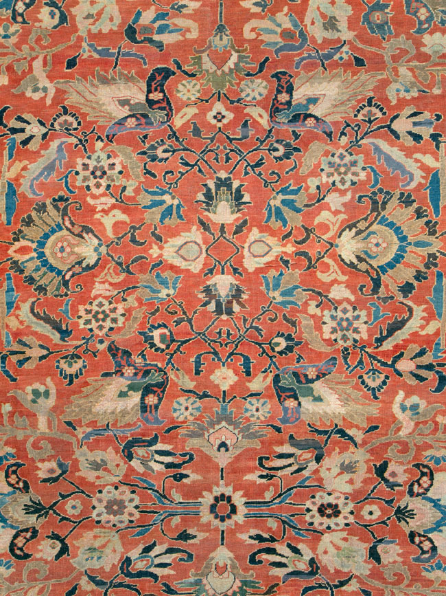 Antique Persian Mahal Carpet, No.23863 - Galerie Shabab