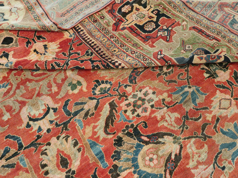Antique Persian Mahal Carpet, No.23863 - Galerie Shabab