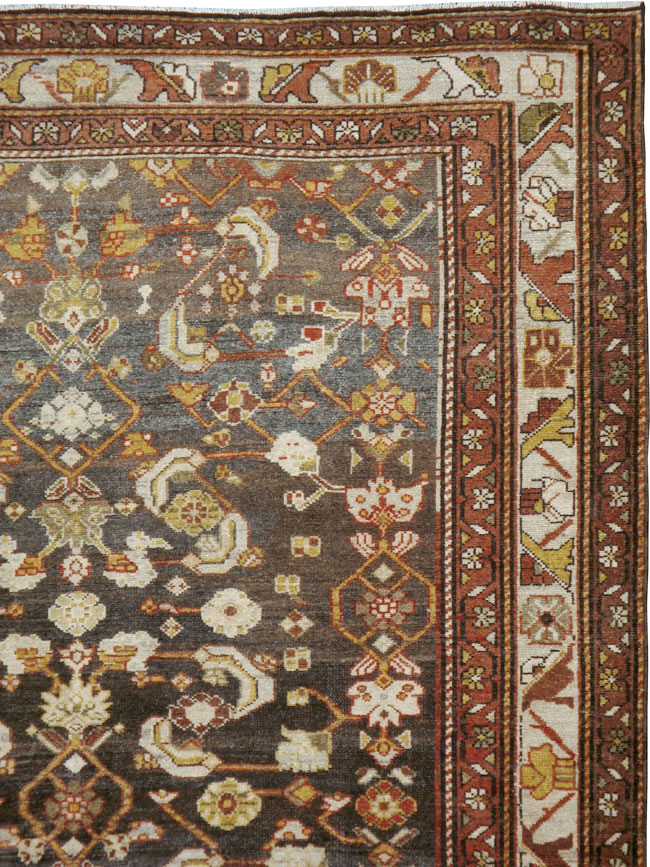 Vintage Persian Malayer Gallery Carpet, No.23867 - Galerie Shabab