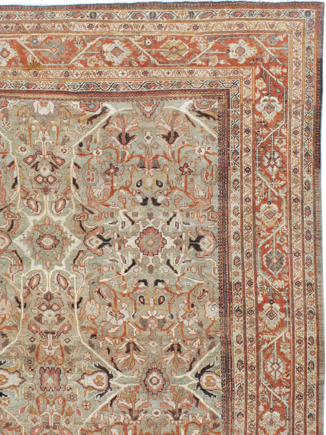 Antique Persian Mahal Carpet, No.23868 - Galerie Shabab