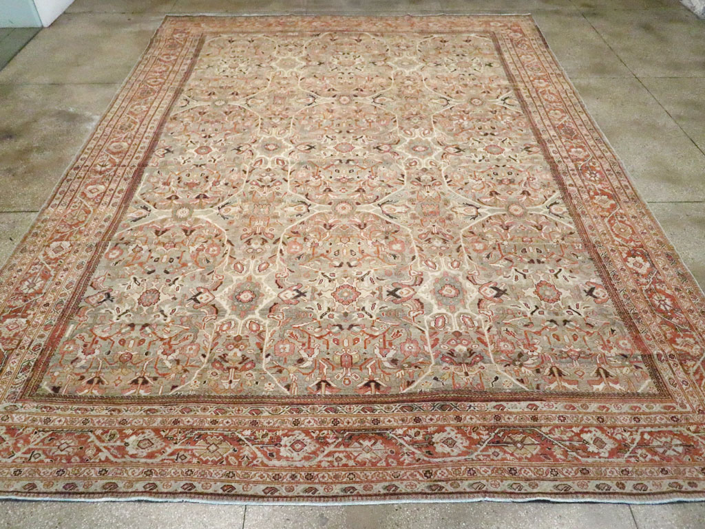 Antique Persian Mahal Carpet, No.23868 - Galerie Shabab