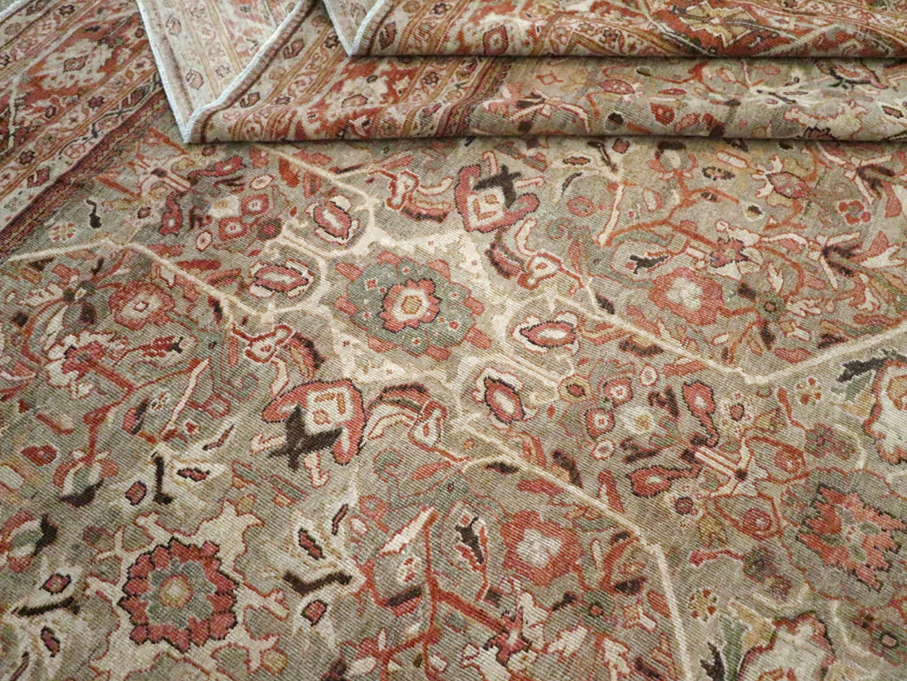 Antique Persian Mahal Carpet, No.23868 - Galerie Shabab