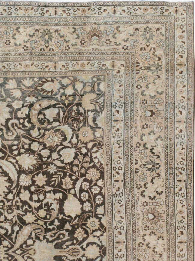 Antique Persian Mashad Carpet, No.23869 - Galerie Shabab