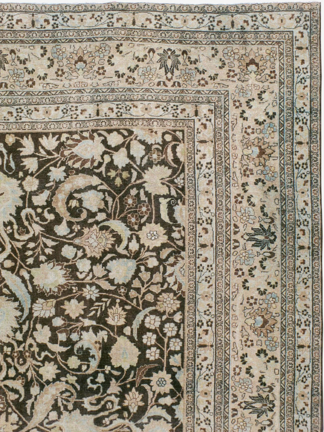 Antique Persian Mashad Carpet, No.23869 - Galerie Shabab