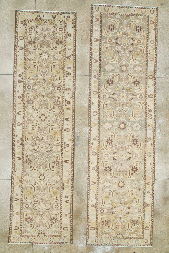 Vintage Persian Malayer Runner (Pair: 2 of 2), No.23878 - Galerie Shabab