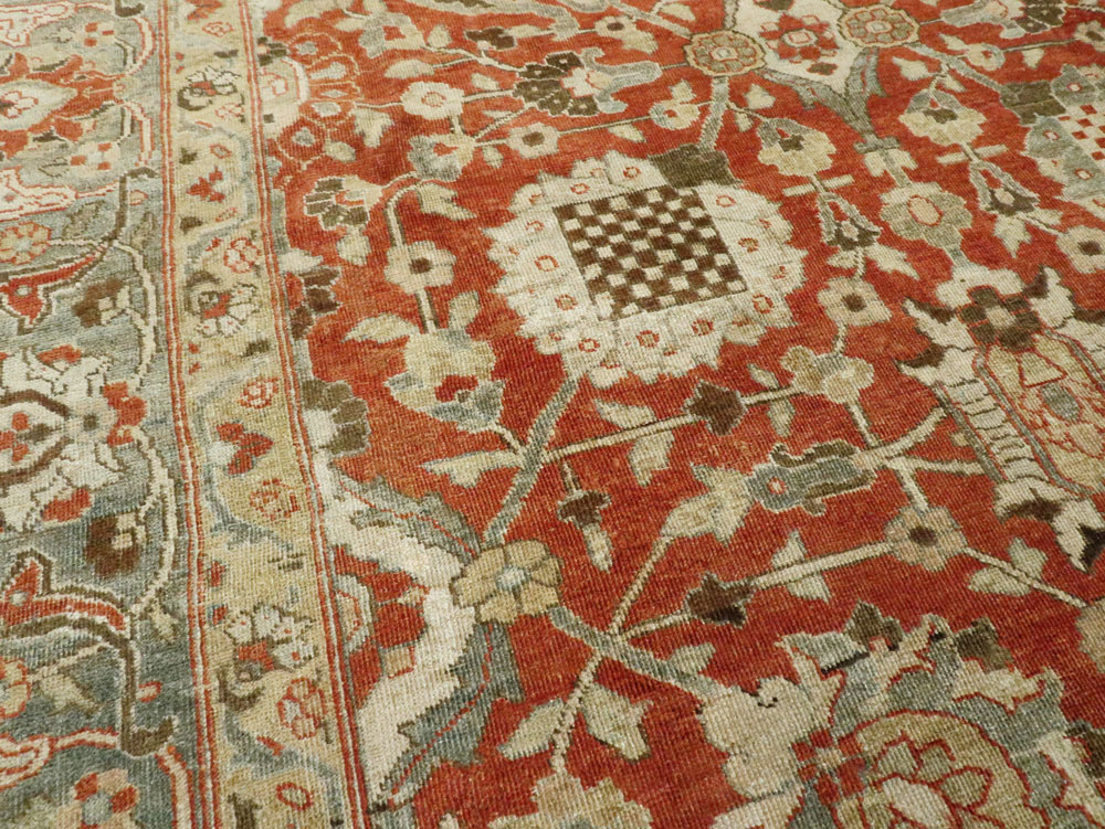 Antique Persian Tabriz Carpet, No.23894 - Galerie Shabab