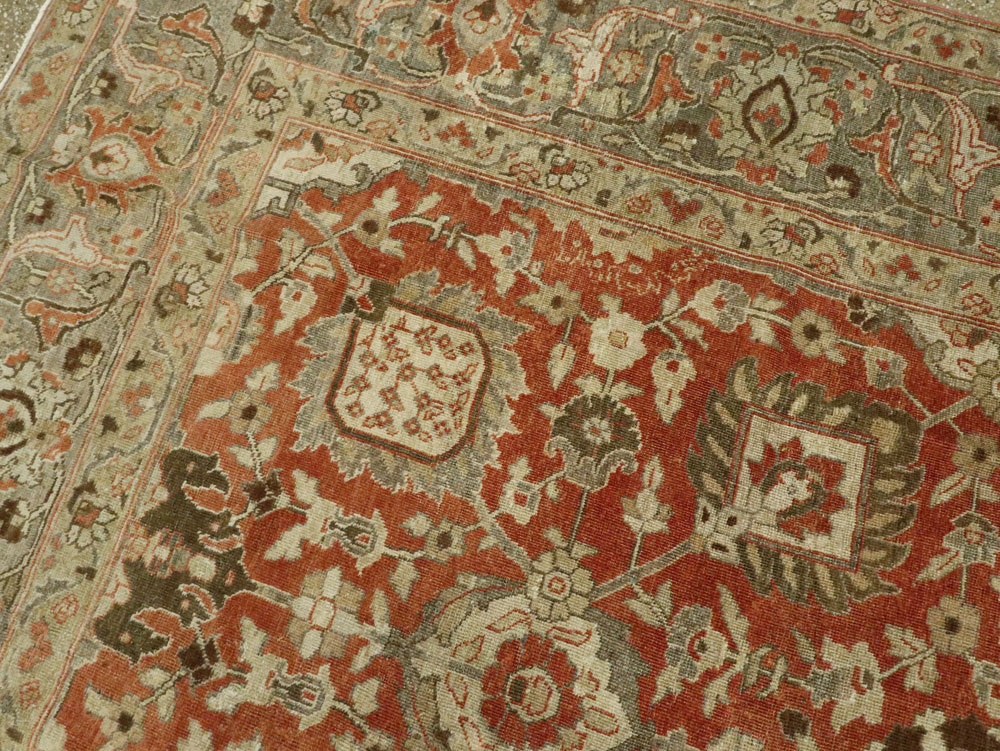 Antique Persian Tabriz Carpet, No.23894 - Galerie Shabab