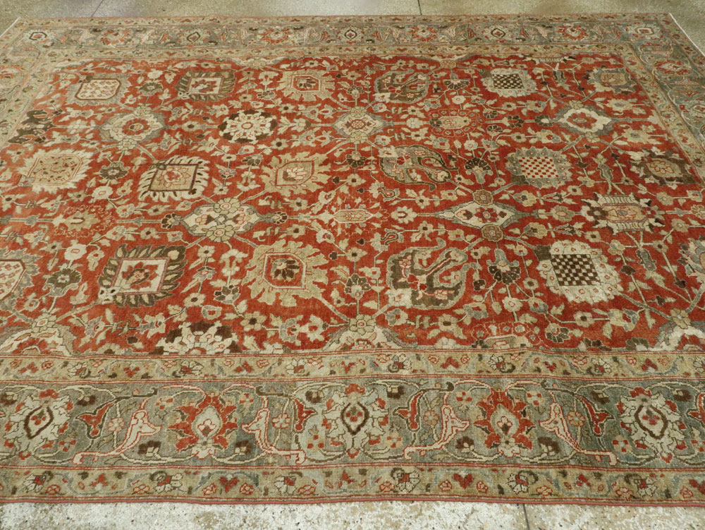 Antique Persian Tabriz Carpet, No.23894 - Galerie Shabab