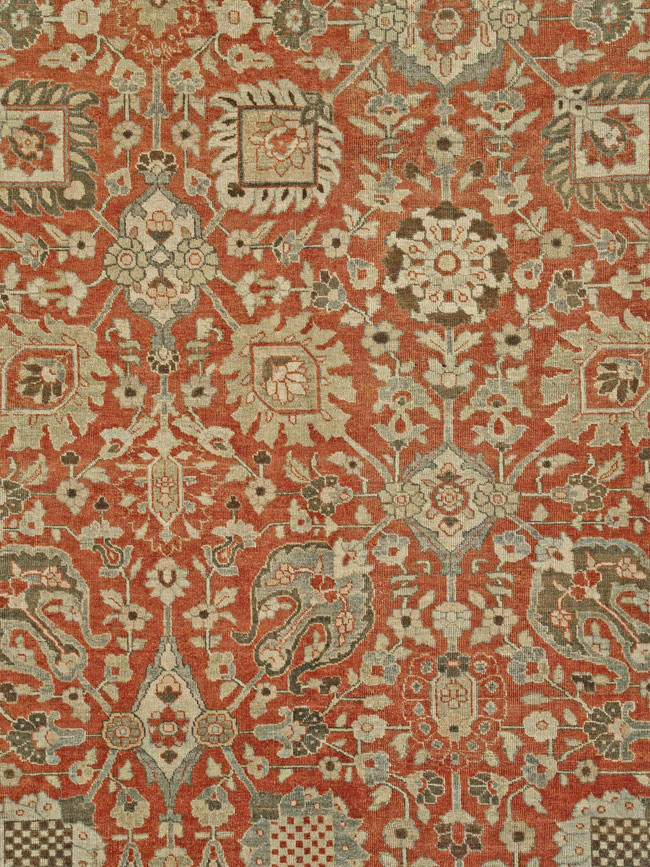 Antique Persian Tabriz Carpet, No.23894 - Galerie Shabab