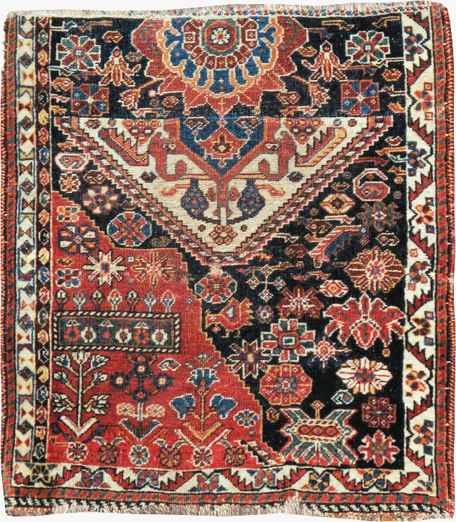 Antique Persian Afshar Sampler Rug, No.23895 - Galerie Shabab