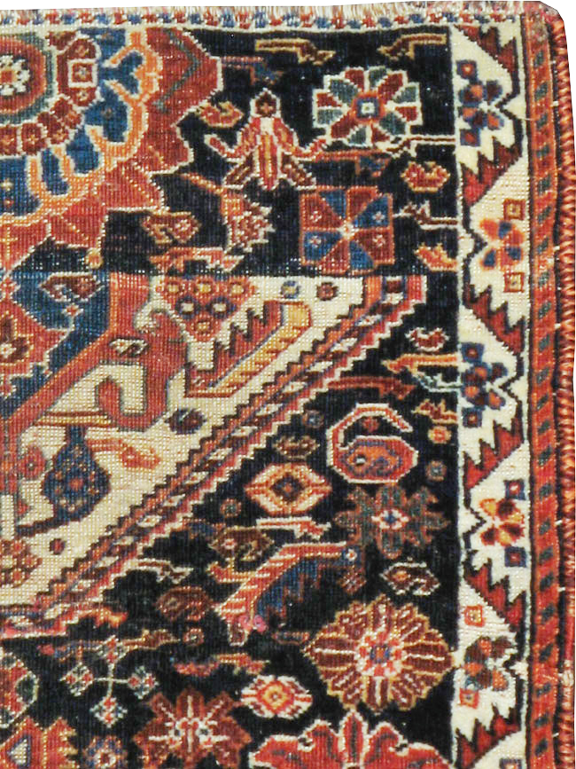 Antique Persian Afshar Sampler Rug, No.23895 - Galerie Shabab