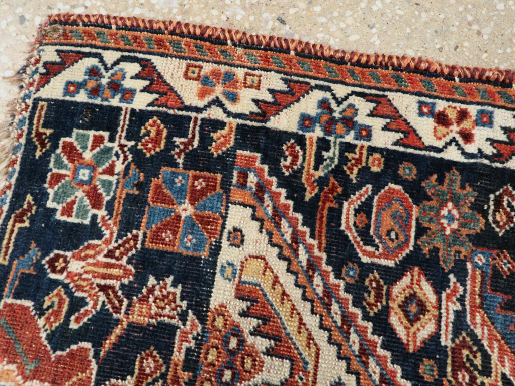 Antique Persian Afshar Sampler Rug, No.23895 - Galerie Shabab
