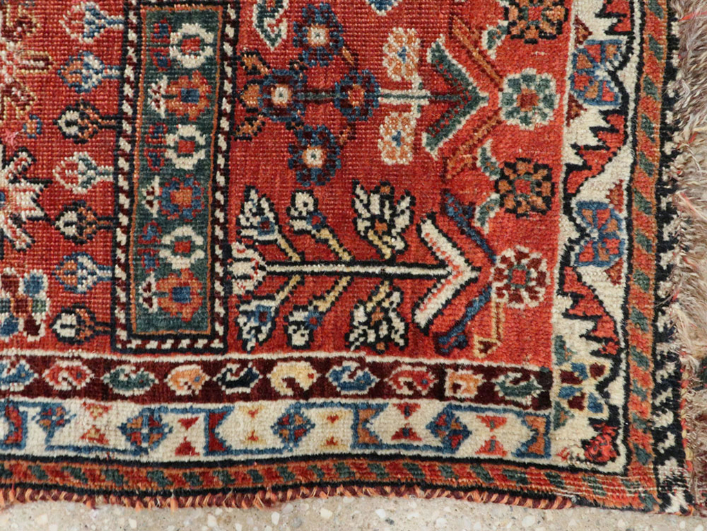 Antique Persian Afshar Sampler Rug, No.23895 - Galerie Shabab