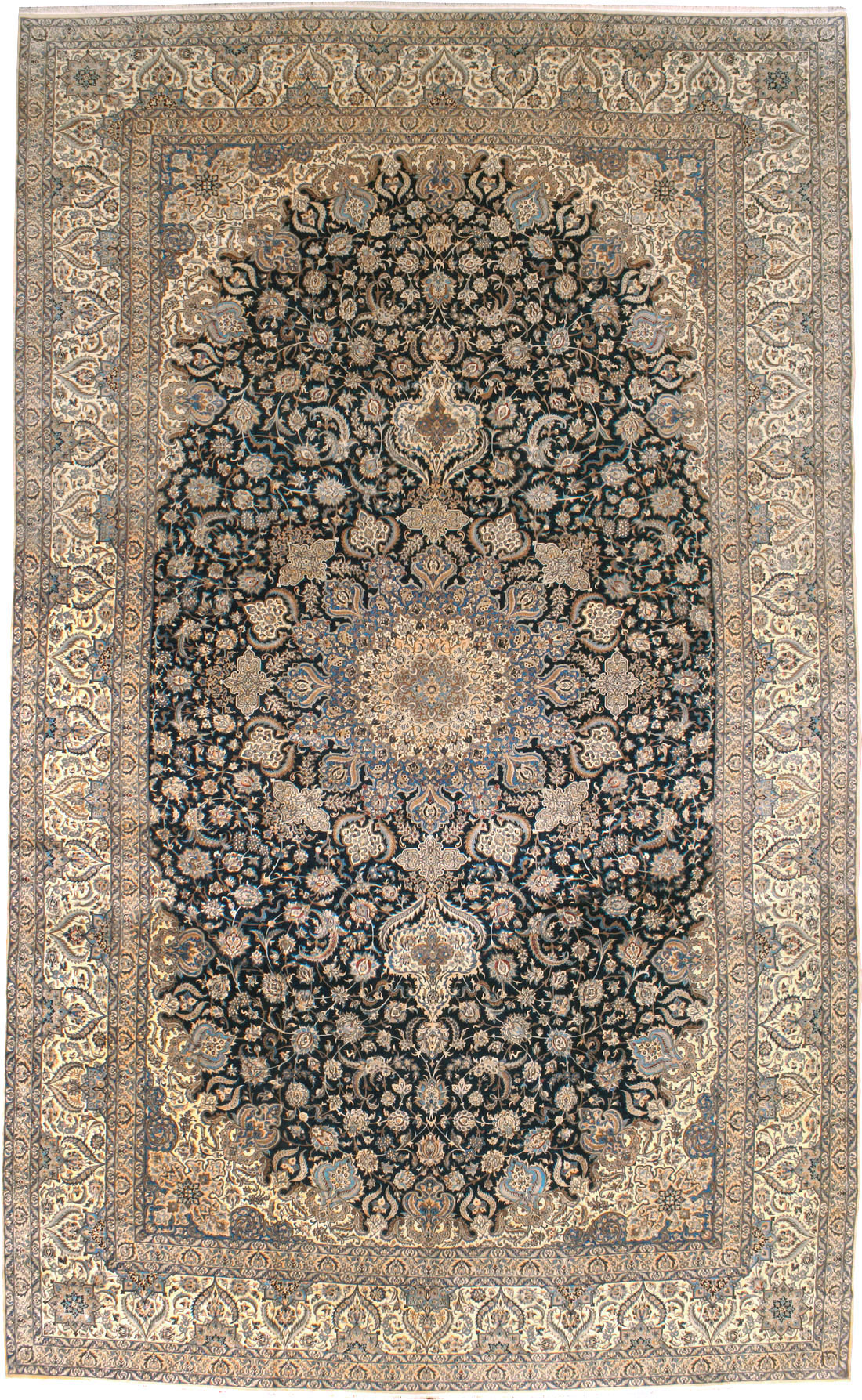 Persian Nain Oversize Carpet, No.23904 - Galerie Shabab