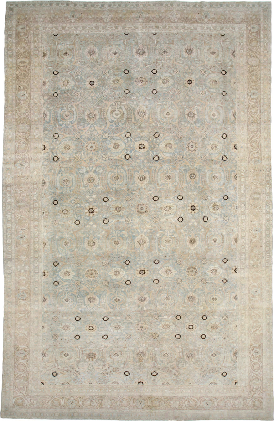 Antique Tabriz Persian Carpet, No.23907 - Galerie Shabab