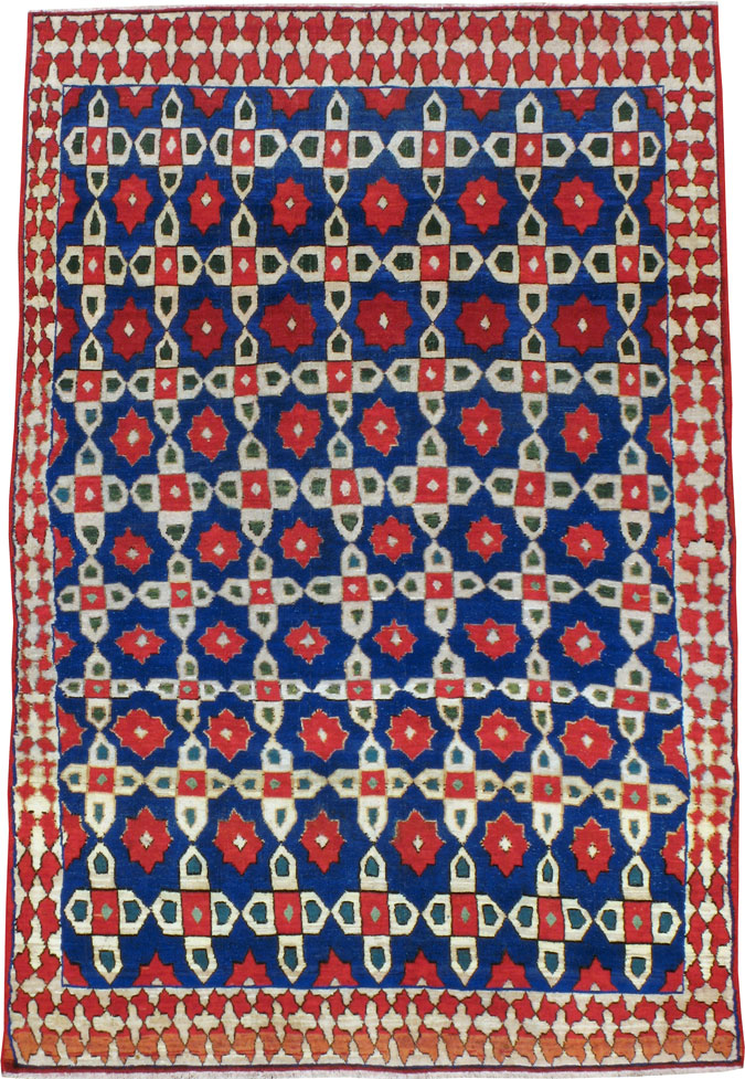 Antique Persian Isfahan Scatter Rug, No.23915 - Galerie Shabab