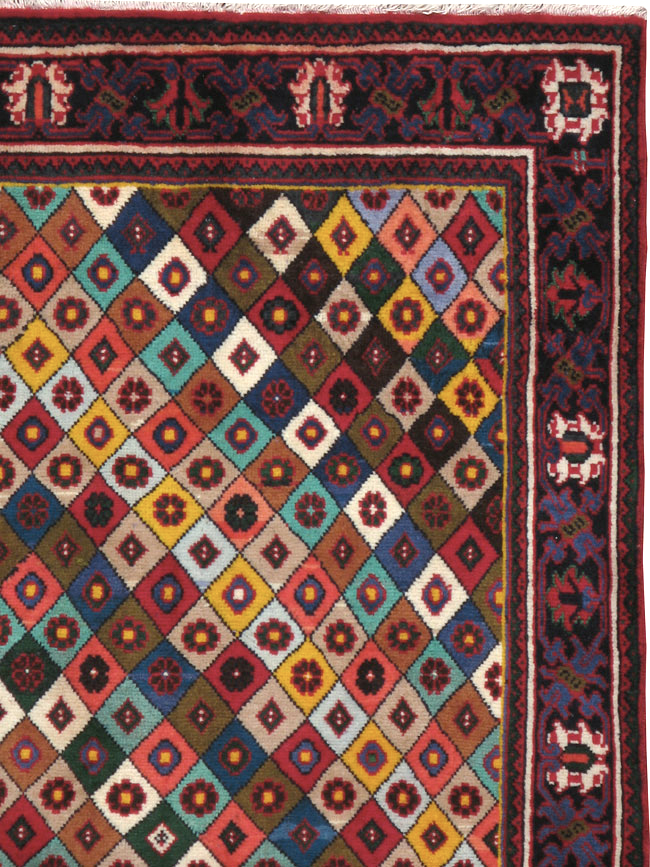 Vintage Persian Joshegan Rug, No.23916 - Galerie Shabab