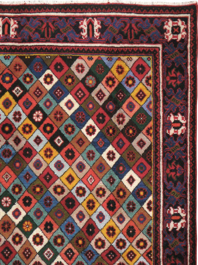 Vintage Persian Joshegan Rug, No.23916 - Galerie Shabab