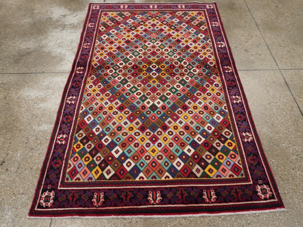 Vintage Persian Joshegan Rug, No.23916 - Galerie Shabab