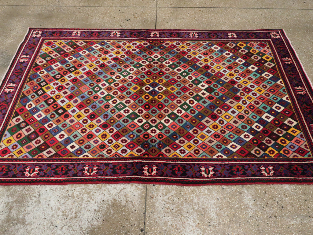 Vintage Persian Joshegan Rug, No.23916 - Galerie Shabab