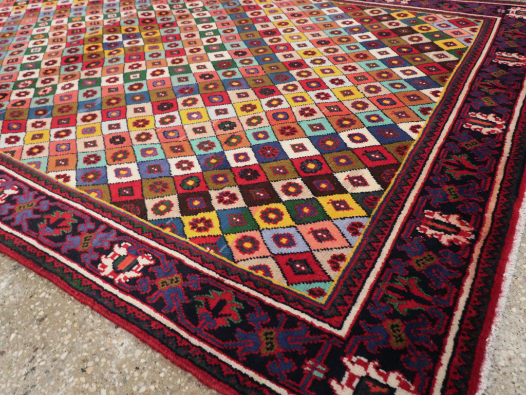 Vintage Persian Joshegan Rug, No.23916 - Galerie Shabab