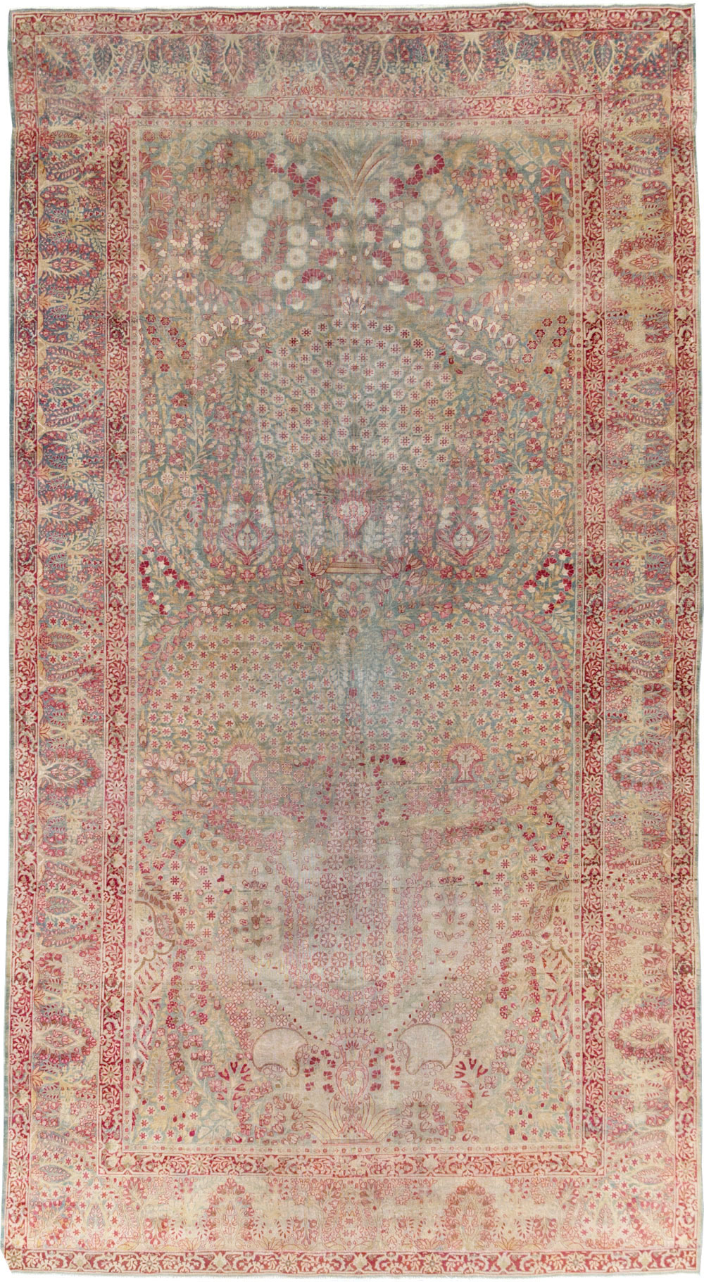 Antique Persian Lavar Kerman Gallery Carpet, No.23919 - Galerie Shabab