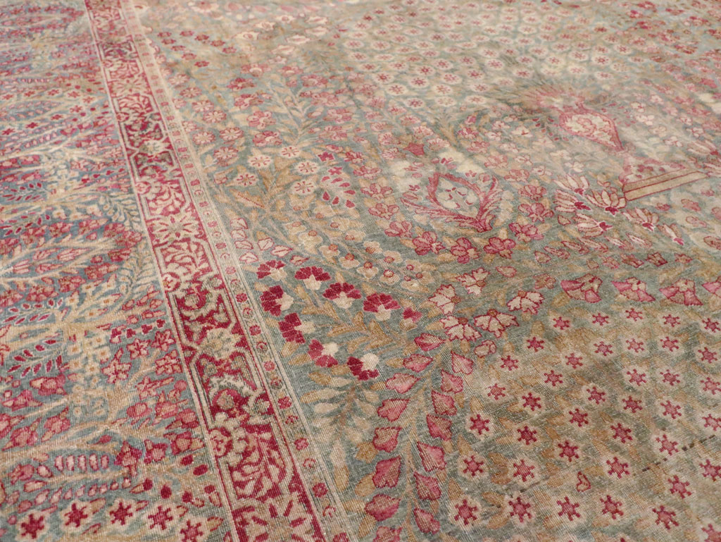 Antique Persian Lavar Kerman Gallery Carpet, No.23919 - Galerie Shabab