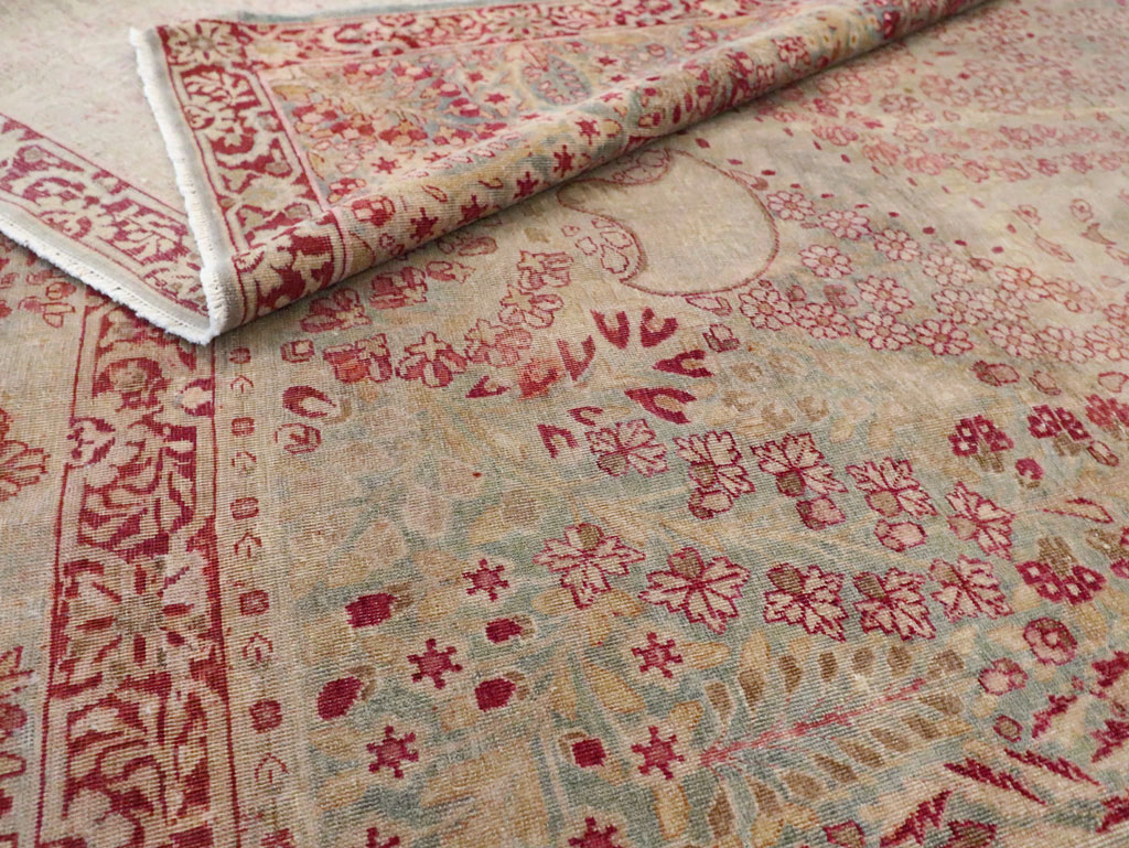 Antique Persian Lavar Kerman Gallery Carpet, No.23919 - Galerie Shabab