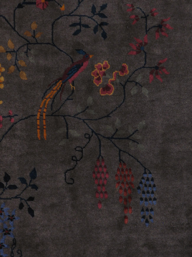 Antique Chinese Art Deco Rug, No.23920 - Galerie Shabab