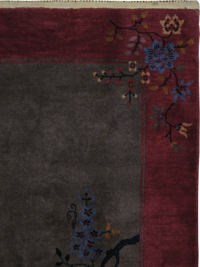 Antique Chinese Art Deco Rug, No.23920 - Galerie Shabab