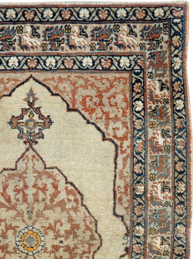 Antique Persian Tabriz Hagi Jalili Rug, No.23925 - Galerie Shabab