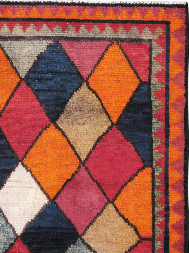 Vintage Persian Gabbeh Rug, No.23929 - Galerie Shabab