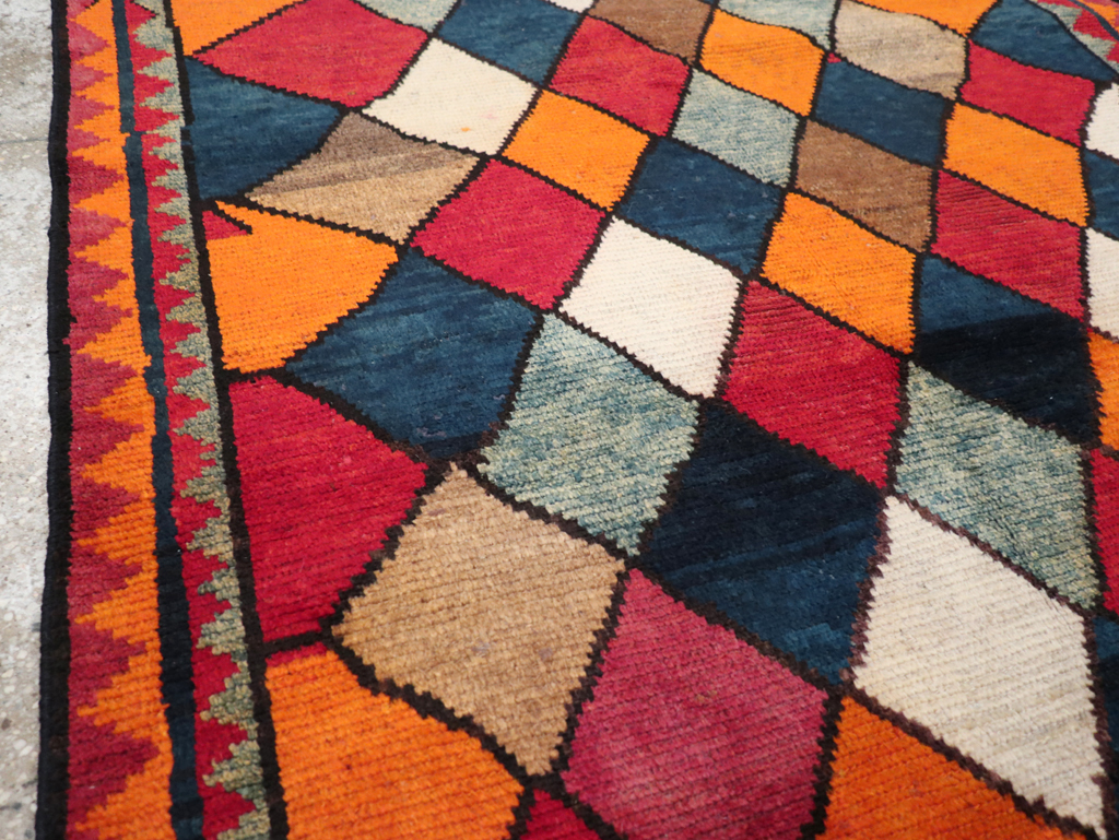 Vintage Persian Gabbeh Rug, No.23929 - Galerie Shabab