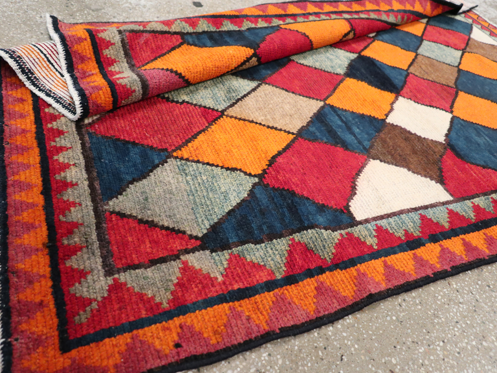 Vintage Persian Gabbeh Rug, No.23929 - Galerie Shabab