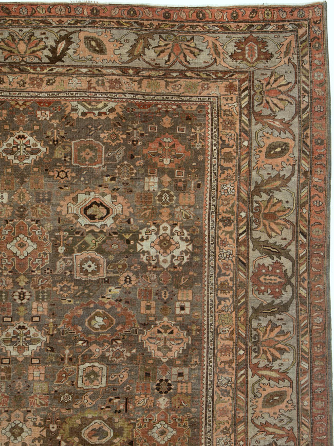 Antique Persian Bidjar Carpet, No.23940 - Galerie Shabab
