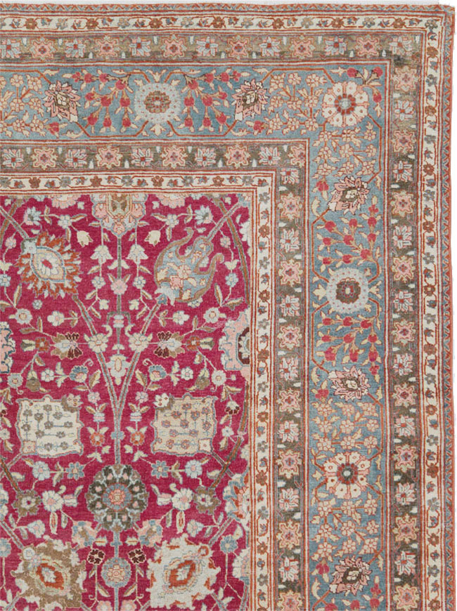Antique Persian Tabriz Carpet, No.23942 - Galerie Shabab