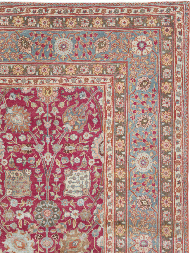 Antique Persian Tabriz Carpet, No.23942 - Galerie Shabab