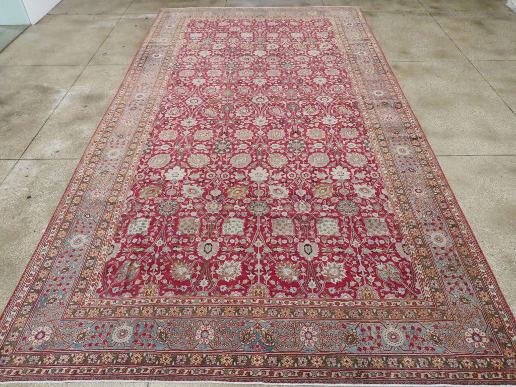 Antique Persian Tabriz Carpet, No.23942 - Galerie Shabab