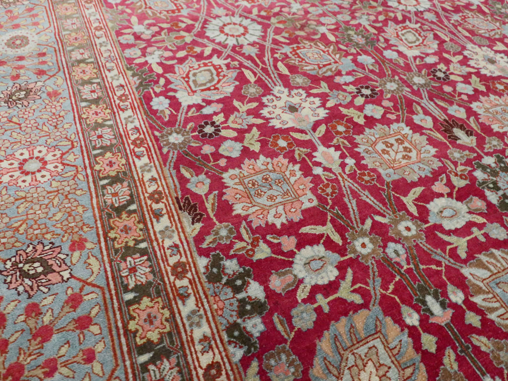 Antique Persian Tabriz Carpet, No.23942 - Galerie Shabab