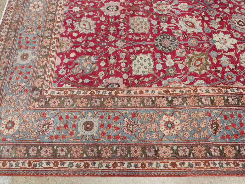 Antique Persian Tabriz Carpet, No.23942 - Galerie Shabab