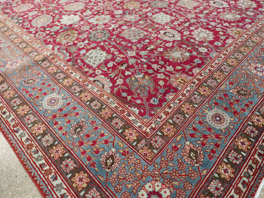 Antique Persian Tabriz Carpet, No.23942 - Galerie Shabab