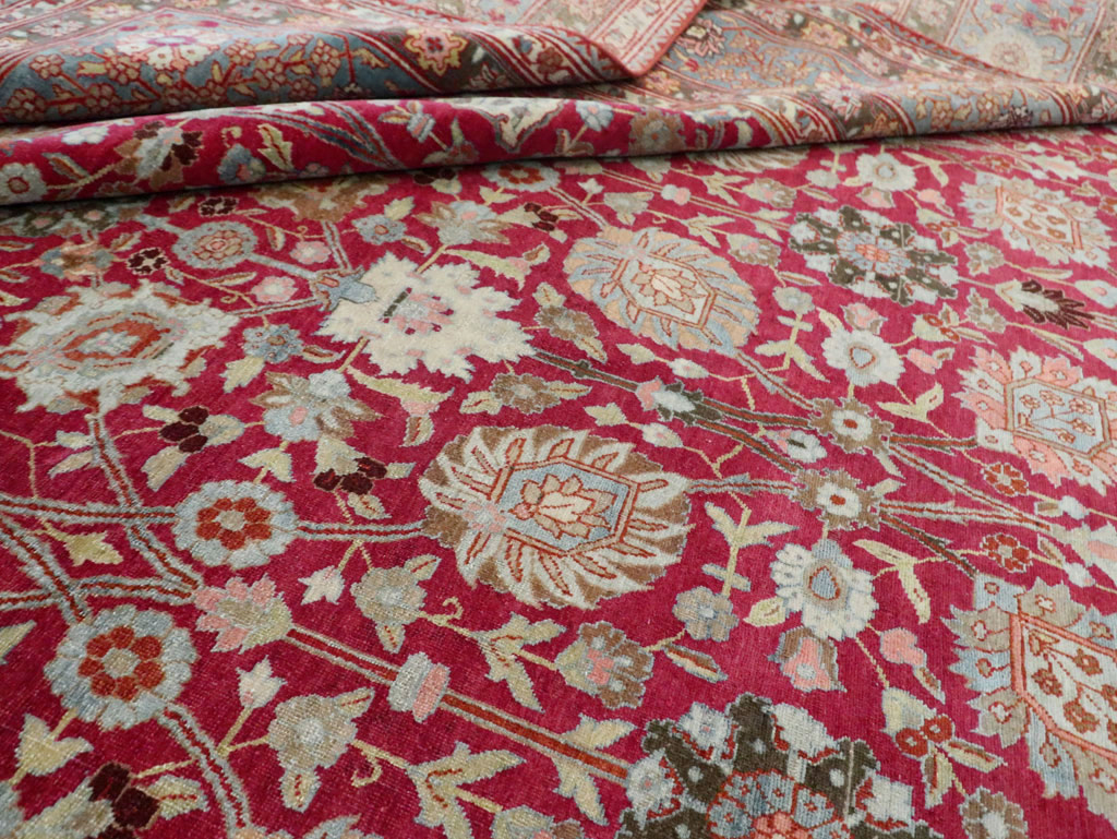 Antique Persian Tabriz Carpet, No.23942 - Galerie Shabab