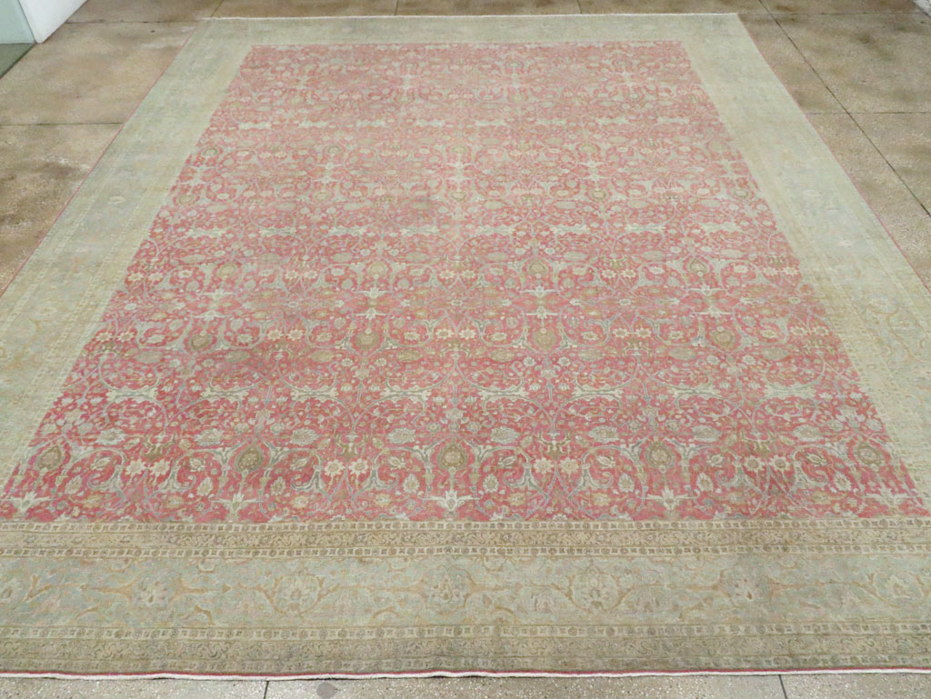 Antique Persian Tabriz Carpet, No.23943 - Galerie Shabab
