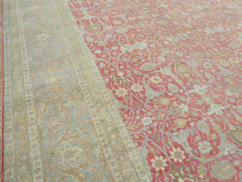 Antique Persian Tabriz Carpet, No.23943 - Galerie Shabab